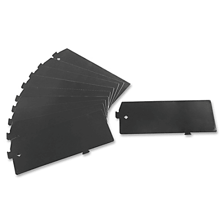 Lorell Lateral File Dividers Black Pack