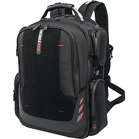 Mobile Edge Core Gaming 17.3 to 18 ScanFast Backpack with Velcro Panel -  notebook carrying backpack - MECGBPV1 - Backpacks 