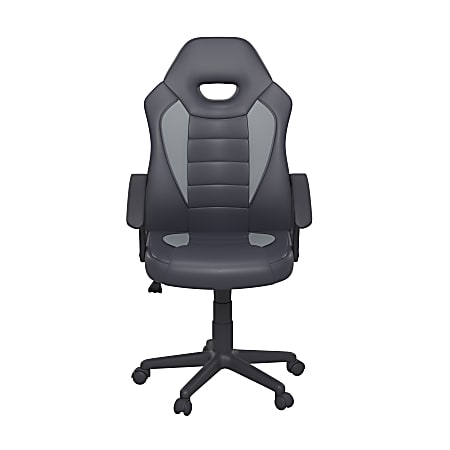 Lifestyle Solutions Wilson Gaming Chair BlackGray Office Depot