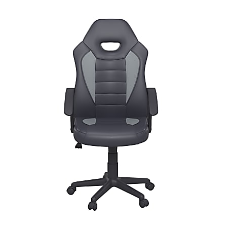 Lifestyle Solutions Wilson Gaming Chair, Black/Gray