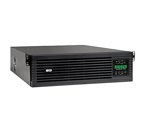 Tripp Lite UPS Smart Online 3000VA 2700W Rackmount LCD USB DB9 3URM Energy Star - 3U Rack-mountable - 3 Hour Recharge - 4 Minute Stand-by - 100 V AC, 110 V AC, 115 V AC, 120 V AC, 127 V AC Input - 100 V AC, 110 V AC, 115 V AC, 120 V AC, 127 V AC Output