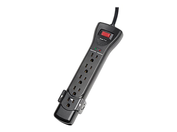 Eaton Tripp Lite Series Surge Protector Power Strip 120V 7 Outlet 7' Cord 2160 Joules Black - Surge protector - SUPER7B
