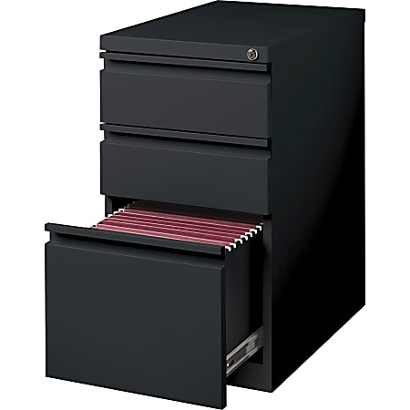 Lorell 22 78 D Vertical 3 Drawer Mobile Pedestal File Cabinet