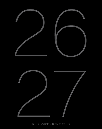 Willow Creek Press Monthly Academic Booklet Planner, 7-1/2" x 9-1/2", Black, July 2026 - June 2027, Total Qty 1