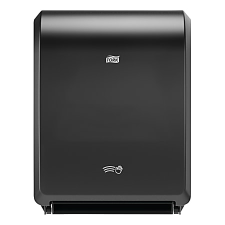 Tork Electronic Hand Towel Roll Dispenser, 7-1/2" Rolls, Black