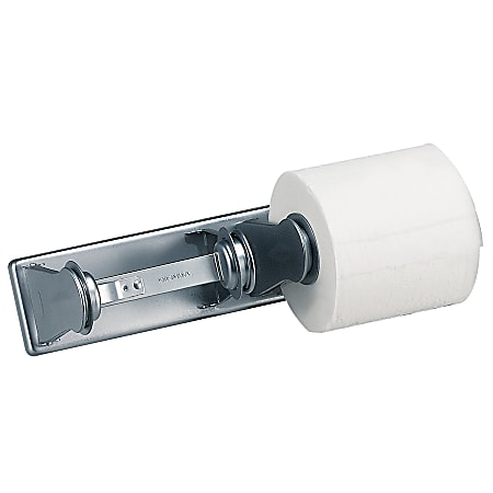 San Jamar® Locking Bathroom Tissue Dispenser, Silver