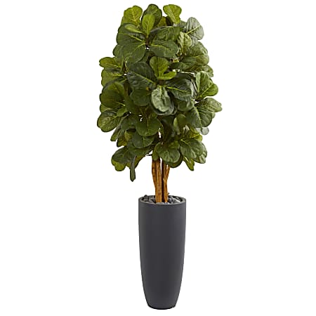 Nearly Natural Fiddle Leaf 66”H Artificial Tree With