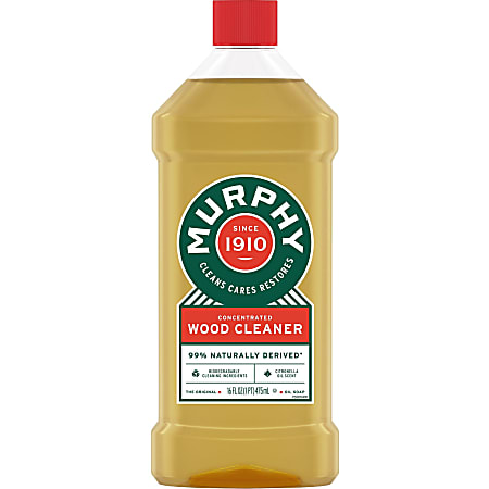 Murphy Oil Soap Wood Cleaner - Concentrate - 16 fl oz (0.5 quart) - Natural ScentBottle - 9 / Carton - Phosphorous-free, Ammonia-free, Bleach-free - Tan