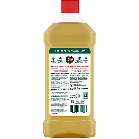 Murphy Oil Soap Wood Cleaner - Concentrate - 16 fl oz (0.5 quart) - Natural ScentBottle - 9 / Carton - Phosphorous-free, Ammonia-free, Bleach-free - Tan