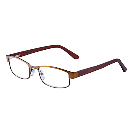 Wink® Coachella Half-Rim Reading Glasses, +2.50, Bronze