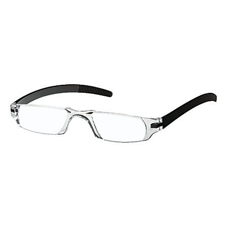 Dr. Dean Edell Slim Vision Reading Glasses, +1.25, Black