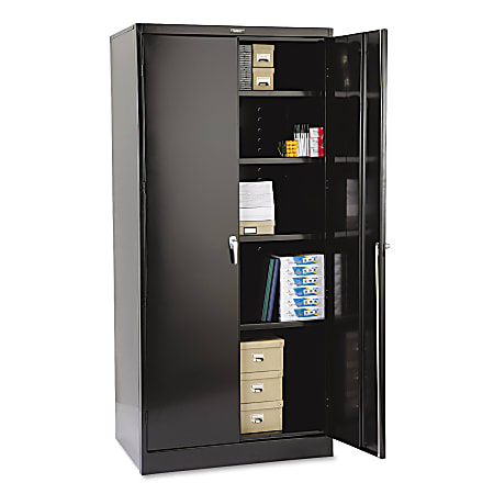 Tennsco Deluxe Steel Storage Cabinet 4 Adjustable Shelves 78 H x