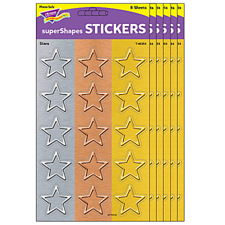 Trend Award Seal Stickers Congratulations Gold 32 Stickers Per Pack Set Of  6 Packs - Office Depot