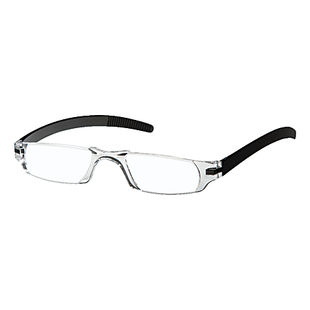 Dr. Dean Edell Slim Vision Reading Glasses, +2.50, Black