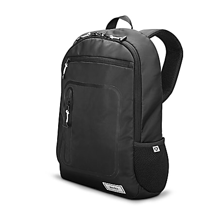 built ny laptop backpack Solo New York for Women & Men -Carry On Bookbag for Travel & Work, Lightweight Bag, Side Mesh Pockets, Fits 15.6