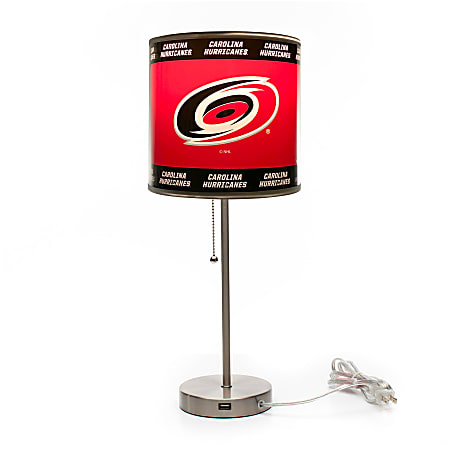 Imperial NHL Table Lamp, 19"H, Carolina Hurricanes