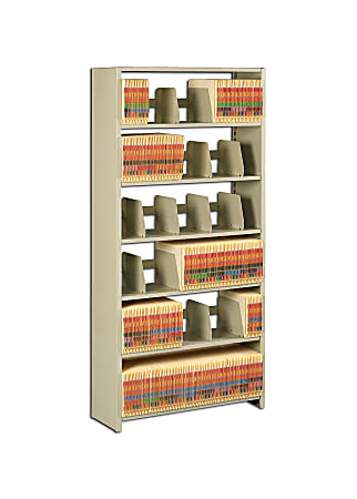 Tennsco 76"H Add-On Unit For Snap-Together Open Shelving,