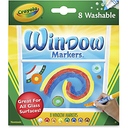 Crayola® Washable Window Markers™ Stencil & Cling Set, 25 ct - Fry's Food  Stores