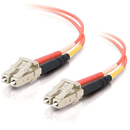 C2G 2m LC-LC 50/125 Duplex Multimode OM2 Fiber Cable - TAA - Orange - 6ft