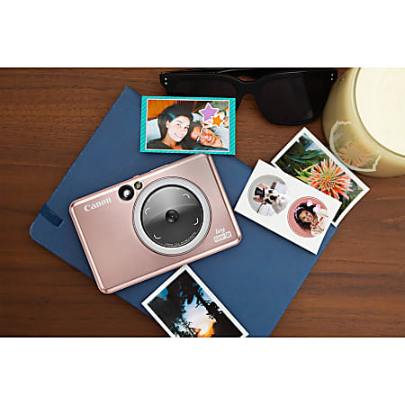 Canon IVY CLIQ+2 8 Megapixel Instant Digital Camera - Rose Gold - Autofocus - Optical Viewfinder