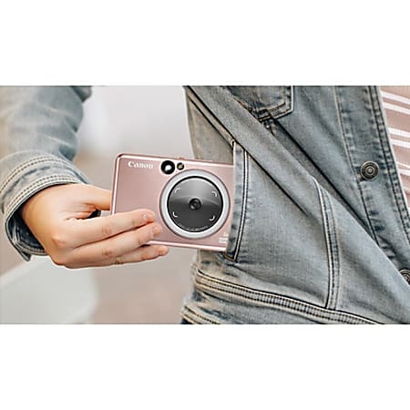 Canon IVY CLIQ+2 8 Megapixel Instant Digital Camera - Rose Gold - Autofocus - Optical Viewfinder