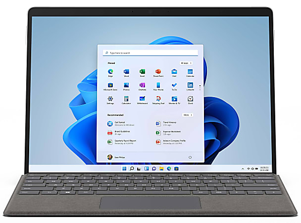 Microsoft® Surface Pro 8 Wi-Fi Tablet, 13" Screen, 16GB Memory, 1TB Solid State Drive, Windows® 11, Platinum