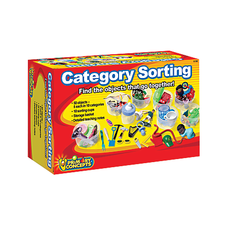 Primary Concepts Category Sorting Set, Grades Pre-K - 1