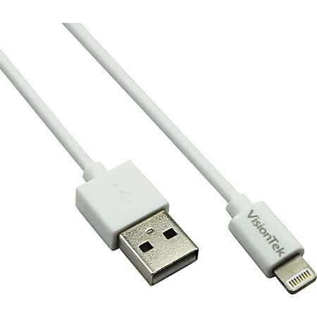 VisionTek Lightning to USB 2 Meter MFI Cable