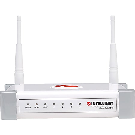 Intellinet GuestGate MKII Wireless HotSpot Gateway - Protect your network while providing secure Internet access to guests through Layer-3 client isolation technology.