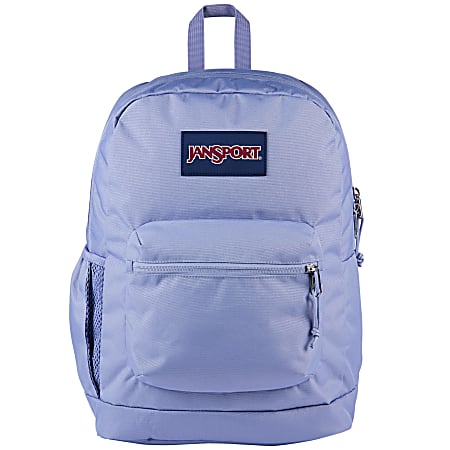 Jansport Cross Town Plus Backpack With 15" Laptop Pocket, 35% Recycled, Lavender Ash