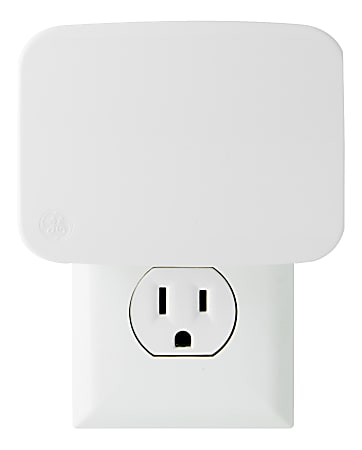 GE Z Wave Plus Plug In Dual Outlet Smart Switch White 14282