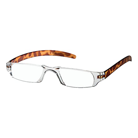 Dr. Dean Edell Slim Vision Reading Glasses, +2.50, Tortoise