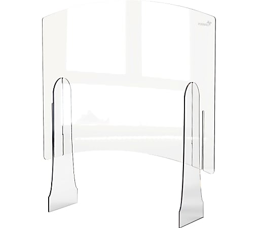 Rosseto Serving Solutions Adjustable Sneeze Guard, 36" x 33-1/2", Clear