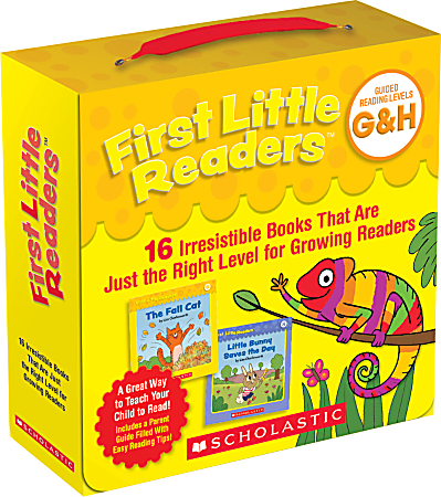 Scholastic First Little Readers: Guided Reading Levels G & H, Set Of 16 Books
