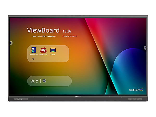 ViewSonic IFP8652-1C 86 Inch 4K Ultra HD Interactive Flat Panel Display