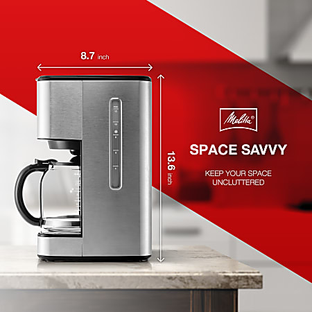 Melitta Aroma Tocco Plus 12 Cup Programmable Hot And Iced Drip Coffee ...