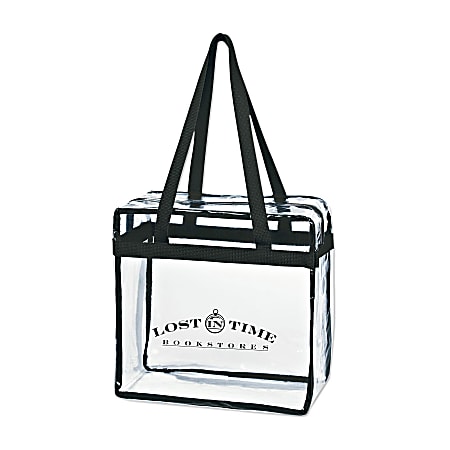 Wholesale Clear vinyl tote bag,Custom Clear Stadium Bags,clear