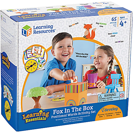 Learning Resources Fox In The Box Word Activity Set - Theme/Subject: Learning - Skill Learning: Visual, Tactile Discrimination, Auditory, Fine Motor, Direction, Language Development - 3+ - 1 Each