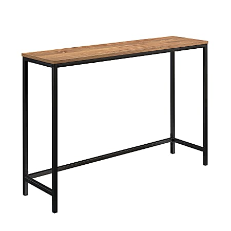 Sauder® North Avenue Sofa Table, 28"H x 41-1/2"W x 11-1/2"D, Sindoori Mango/Black