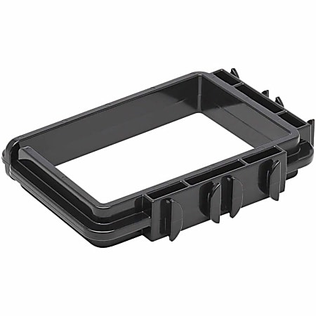 Tripp Lite by Eaton Cable Management D-Rings for Rack Enclosures - Button Mount Large 3 x 4 in. 12 Pack - 12 Pack - Polycarbonate