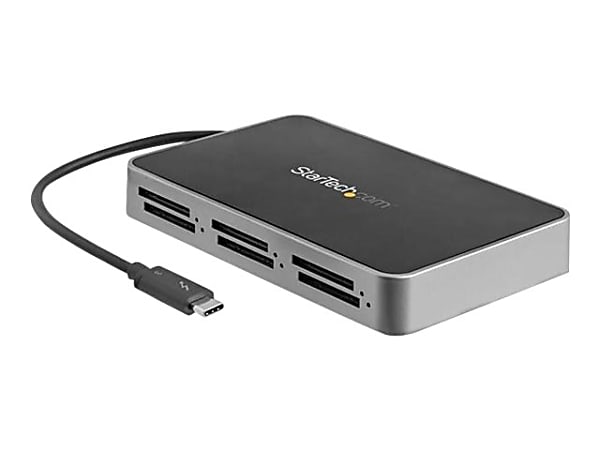 StarTech.com TAA Compliant 6-Slot Thunderbolt 3 SD Card Reader