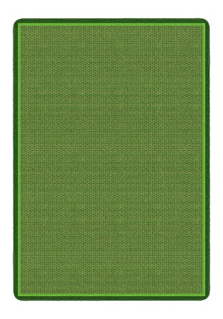 Flagship Carpets All Over Weave Area Rug, 6' x 8-1/3', Green