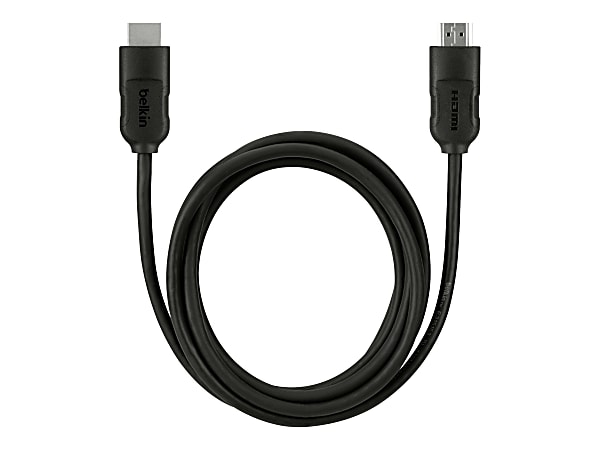 Belkin F8V3311b08 Audio/Video Cable - 8 ft HDMI A/V Cable - First End: 1 x Male - Second End: 1 x Male - Black