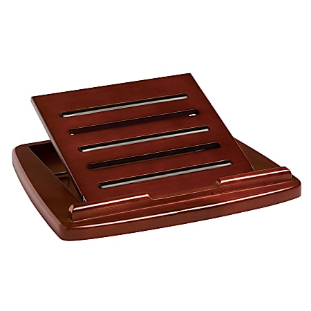 Rolodex® Wood Tones™ Laptop Stand, Mahogany