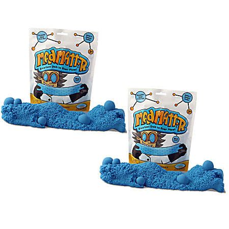 Relevant Play Mad Mattr Dough, Blue, 10 Oz Per Pack, Set Of 2 Packs