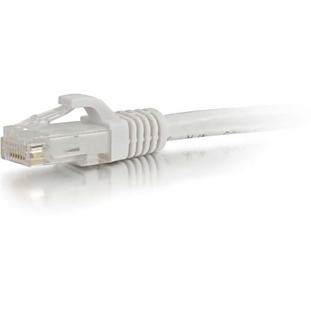 C2G 125ft Cat6 Snagless Unshielded (UTP) Ethernet Cable - Cat6 Network Patch Cable - PoE - White - Category 6 for Network Device - RJ-45 Male - RJ-45 Male - 125ft - White