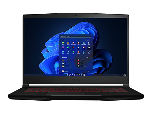 MSI GF63 THIN GF63 Thin 10SC-838 15.6" Gaming Notebook - Intel Core i5 10th Gen i5-10500H Hexa-core (6 Core) 2.50 GHz - 8 GB RAM - 512 GB SSD - Black - Intel HM470 Chip - Windows 10 Home - NVIDIA GeForce GTX 1650 Max-Q with 4 GB - 6 Hours Battery