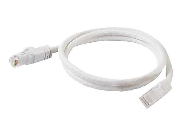 C2G 150ft Cat6 Snagless Unshielded (UTP) Ethernet Cable - Cat6 Network Patch Cable - PoE - White - Patch cable - RJ-45 (M) to RJ-45 (M) - 150 ft - CAT 6 - molded, snagless, stranded - white