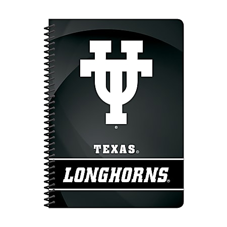 Markings by C.R. Gibson® Notebook, 5" x 7", 1 Subject, College Ruled, 160 Pages (80 Sheets), Texas Longhorns Classic 2