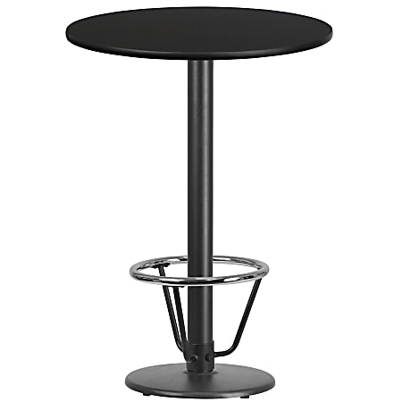 Flash Furniture Round Bar-Height Table With Foot Ring,